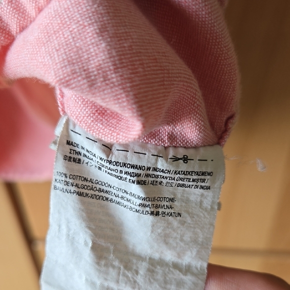 Vans Light Pink Casual Button Down Shirt, Palm Tree Print, VGUC, XL, 100% Cotton - Picture 7 of 10